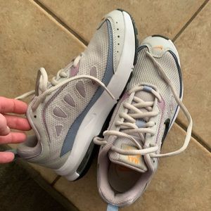 Nike Air Max AP Gray, Purple & Orange Lace-Up Running Sneaker Shoes 6